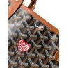 Goyard Mini Anjou Black Tan Bag Tote limited Red Heart