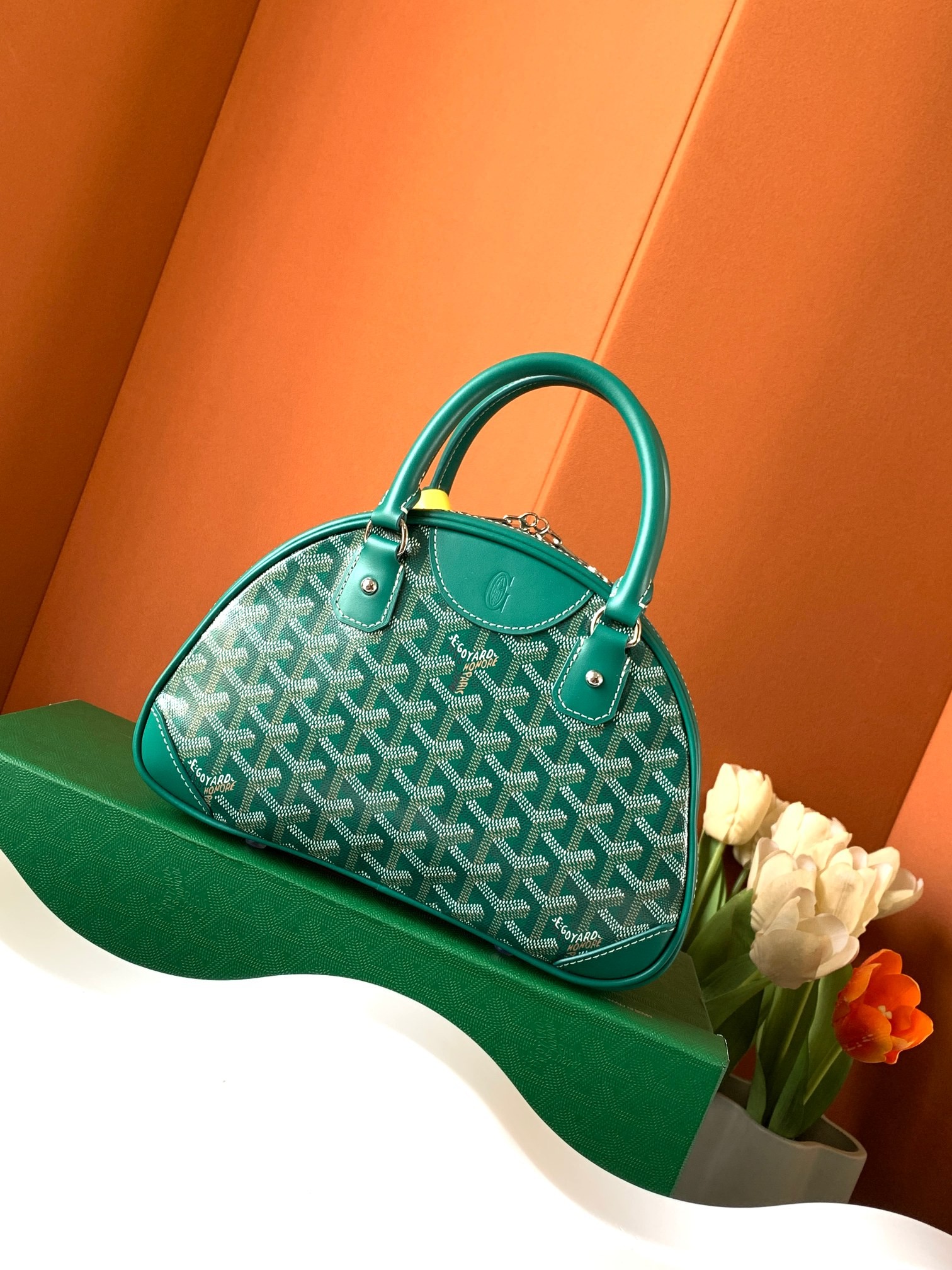 Goyard Bowling Mini Bags Green 578