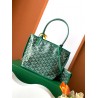 Goyard Mini Anjou Green Bag Tote limited Red Heart