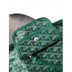 Goyard Mini Anjou Green Bag Tote limited Red Heart