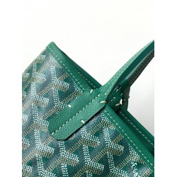 Goyard Mini Anjou Green Bag Tote limited Red Heart