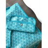 Goyard Anjou PM Seahorse Embroidery Blue