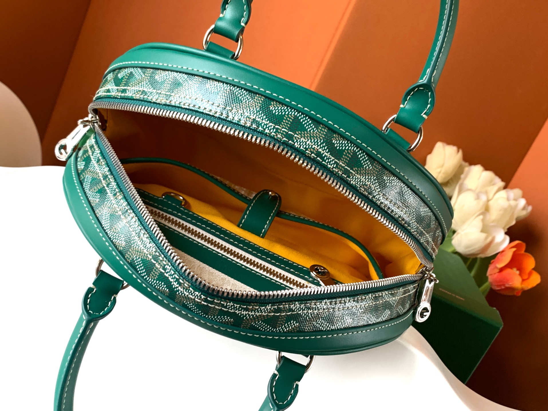 Goyard Bowling Mini Bags Green 578