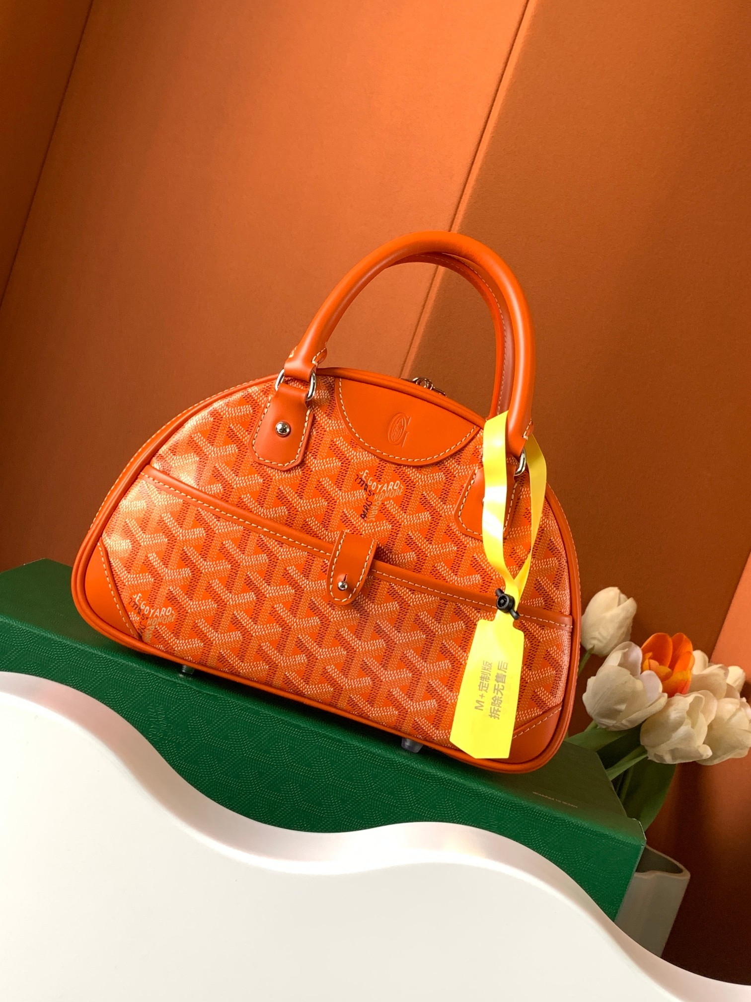 Goyard Bowling Mini Bags Orange 449