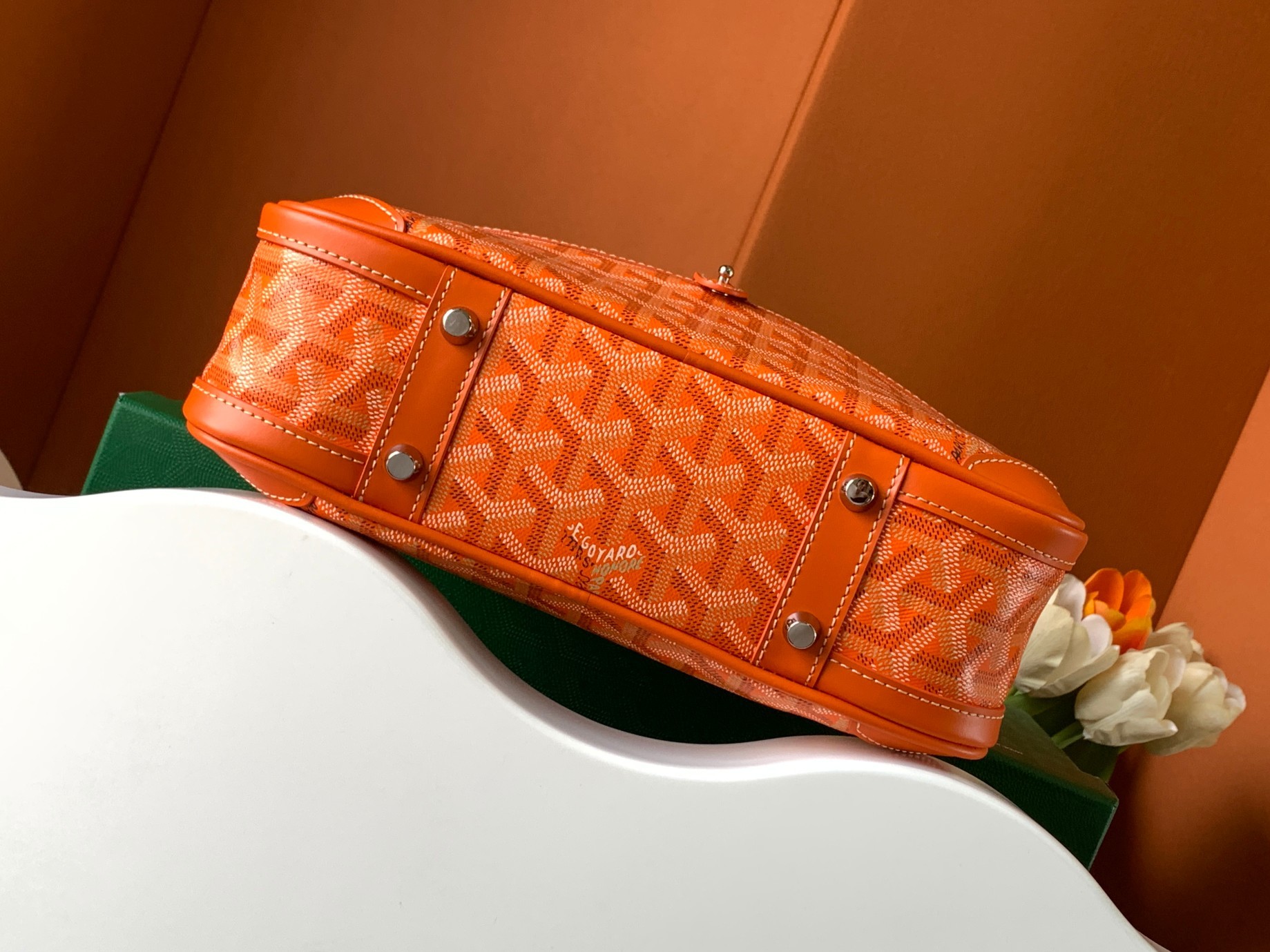 Goyard Bowling Mini Bags Orange 449