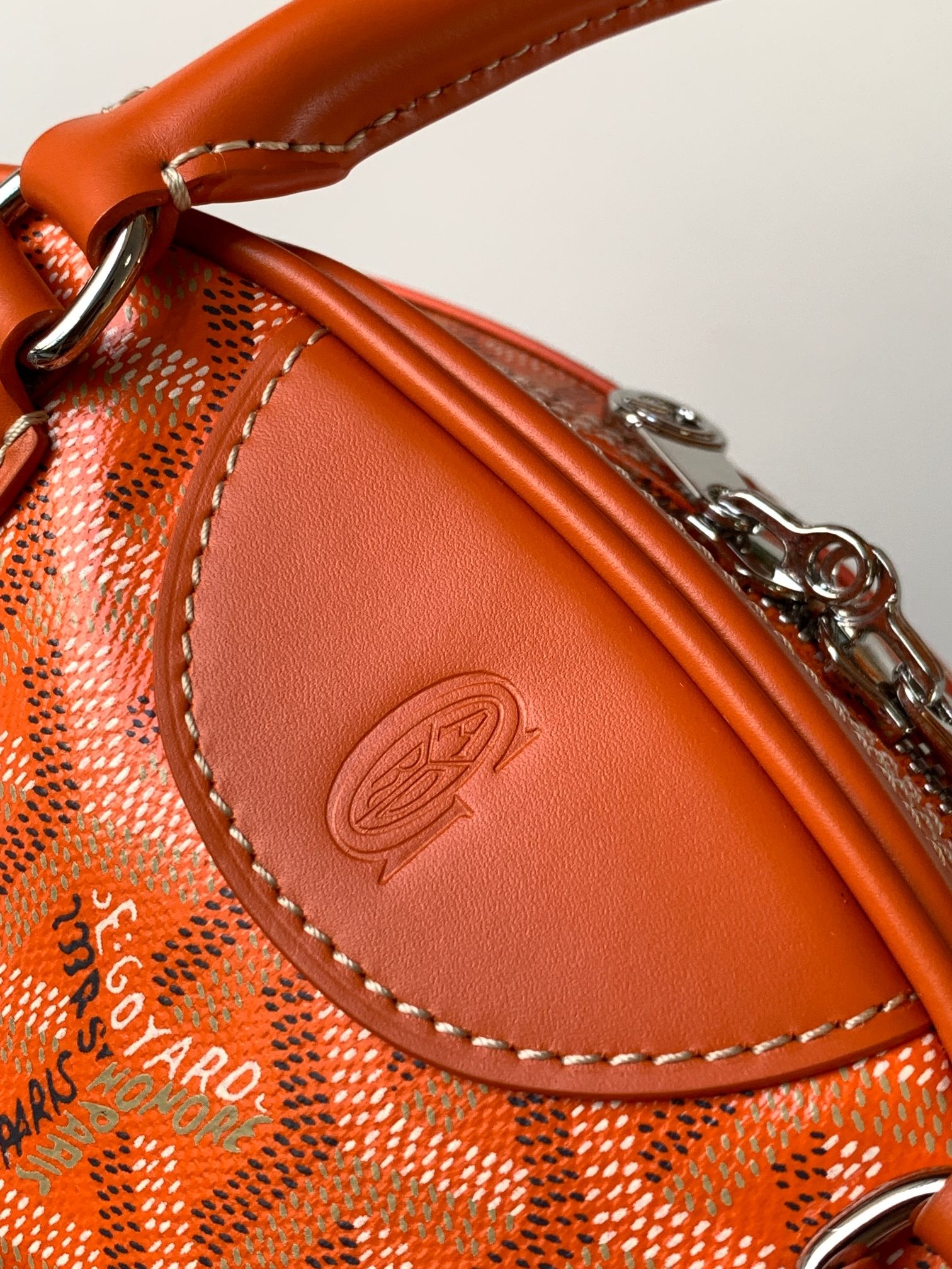 Goyard Bowling Mini Bags Orange 449