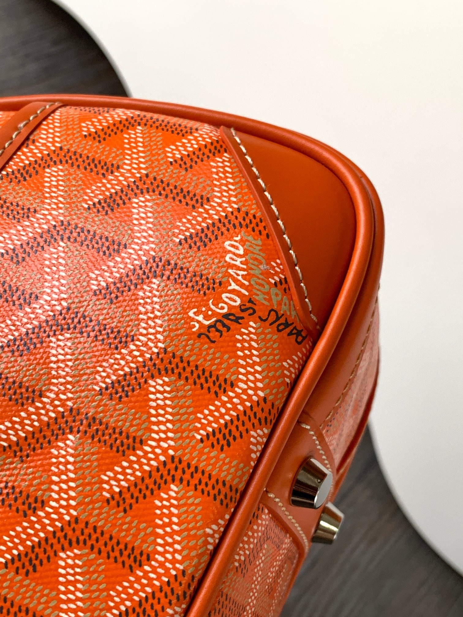 Goyard Bowling Mini Bags Orange 449