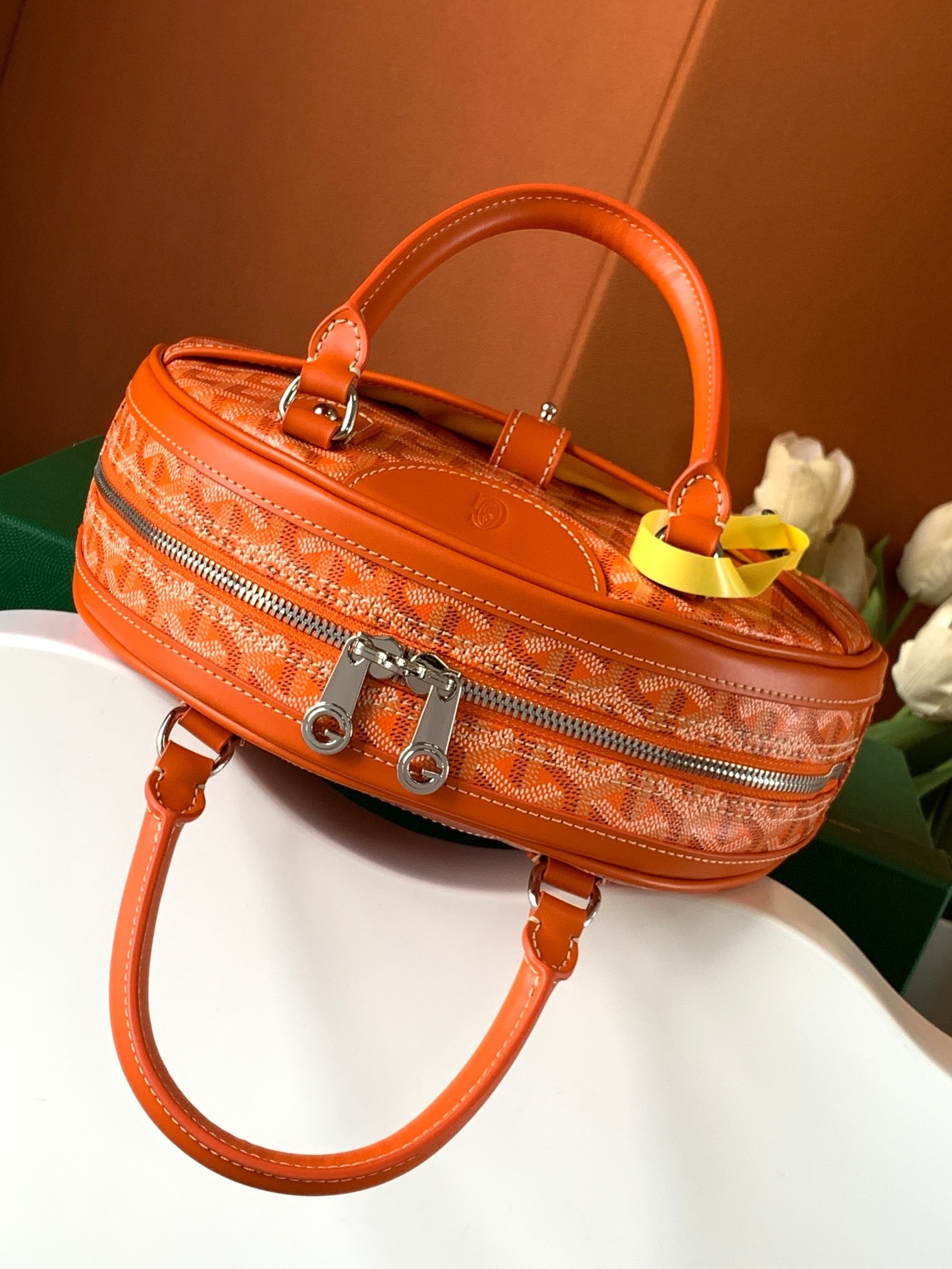 Goyard Bowling Mini Bags Orange 449