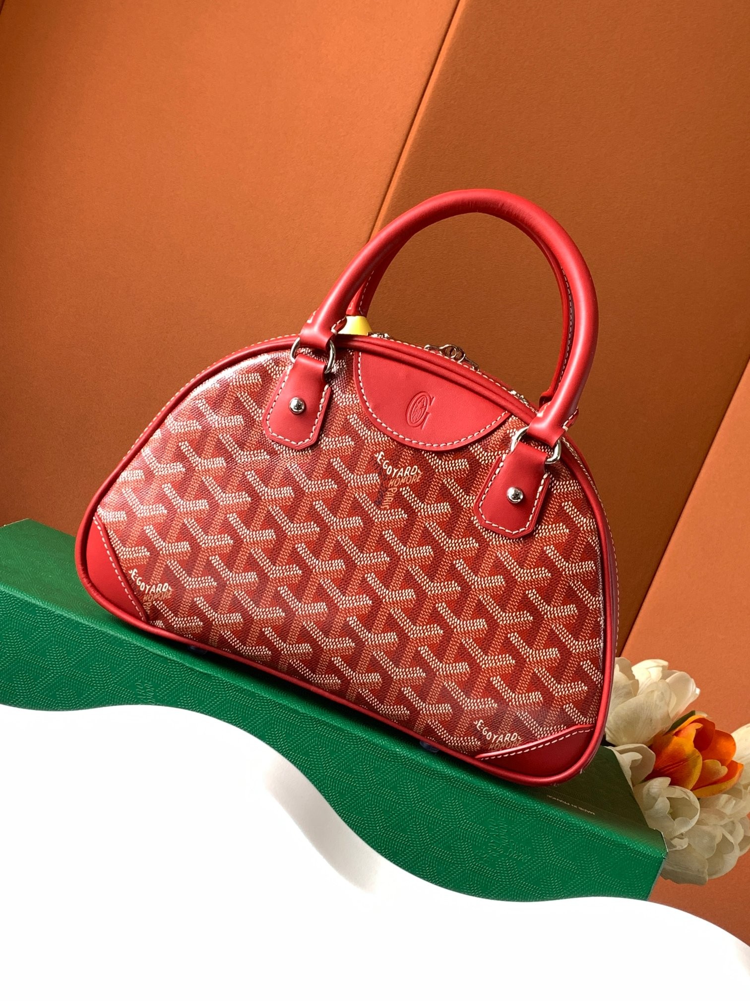 Goyard Bowling Mini Bags Red 486