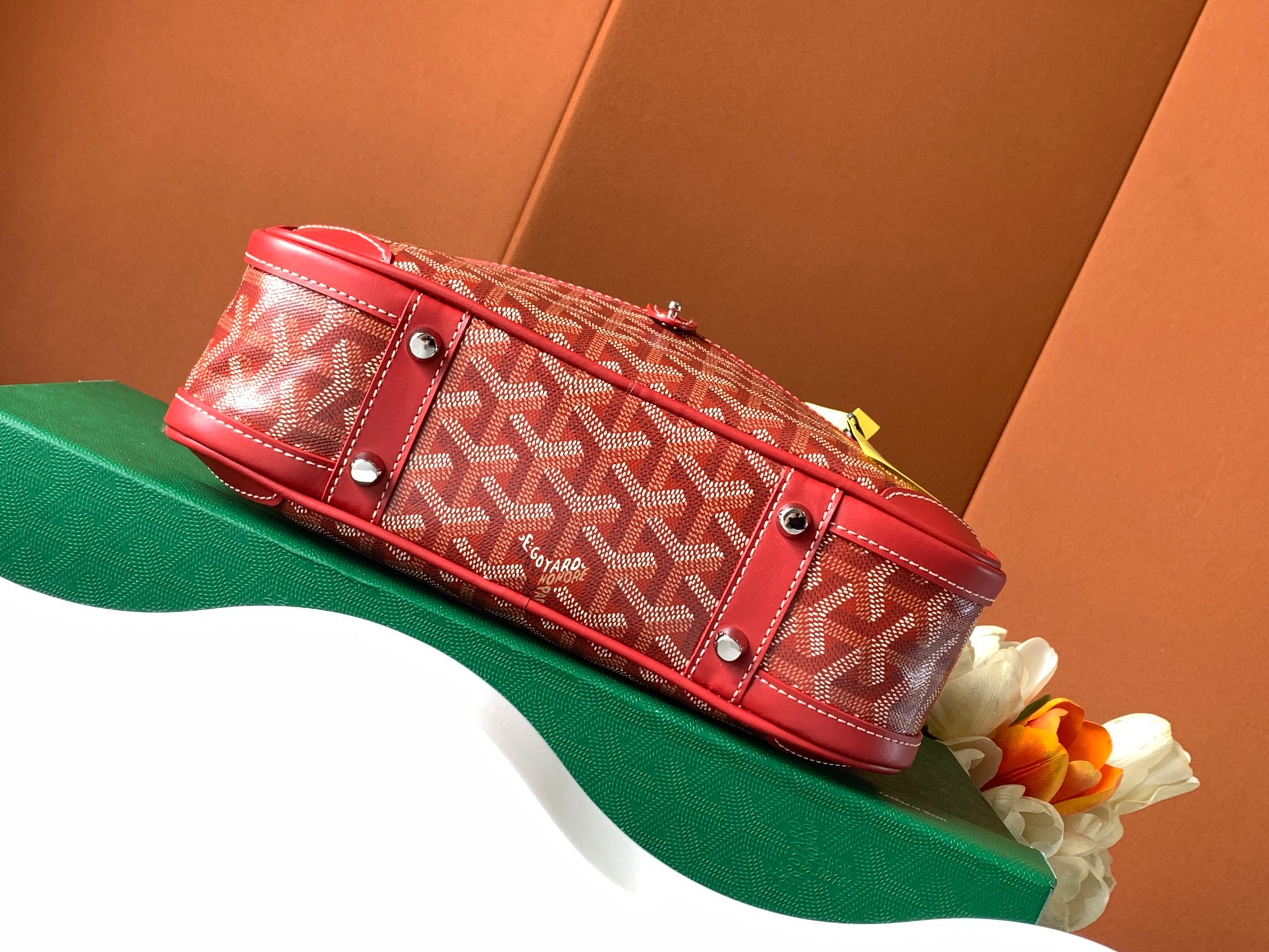 Goyard Bowling Mini Bags Red 486