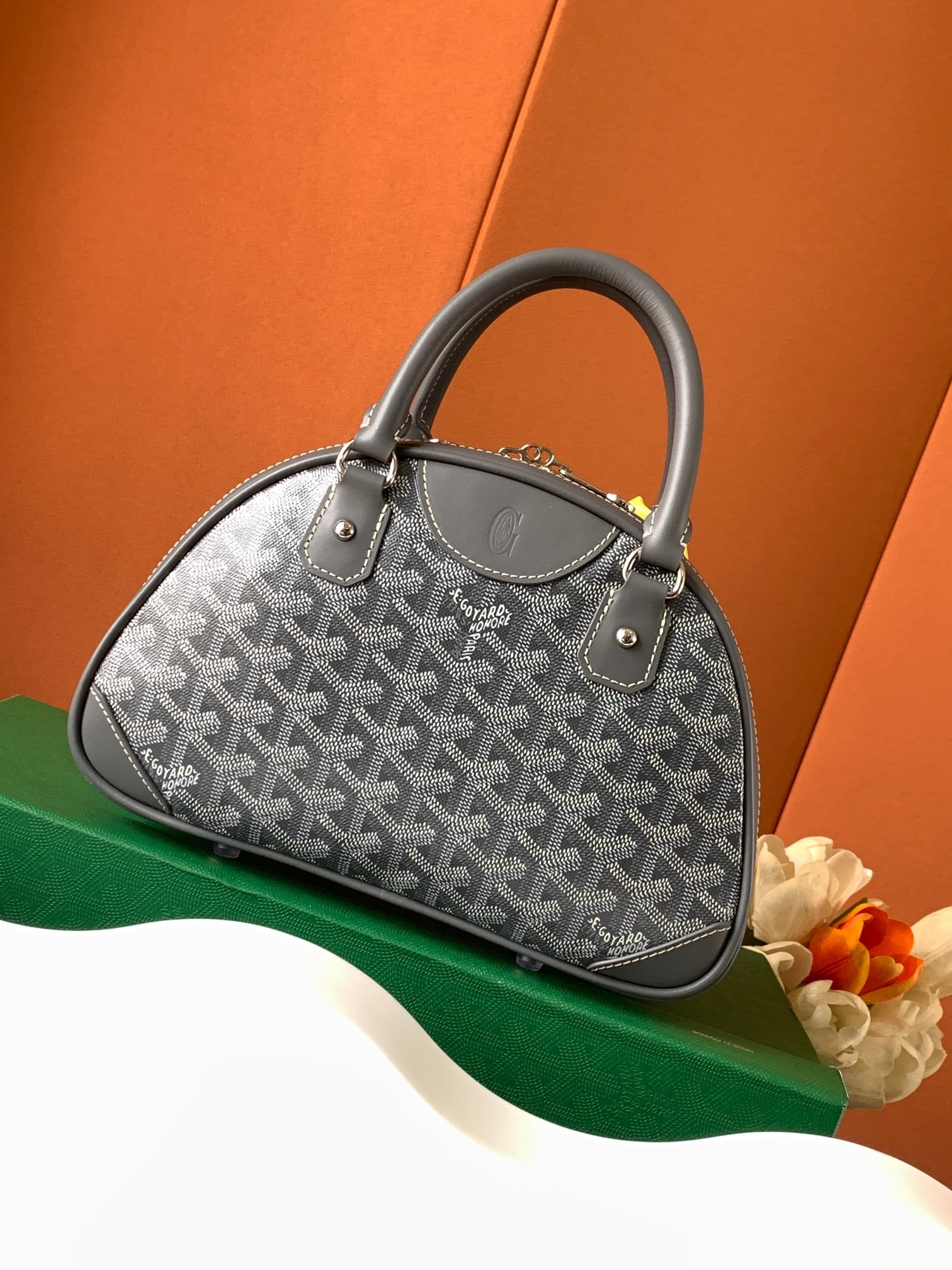 Goyard Bowling Mini Bags Grey 248