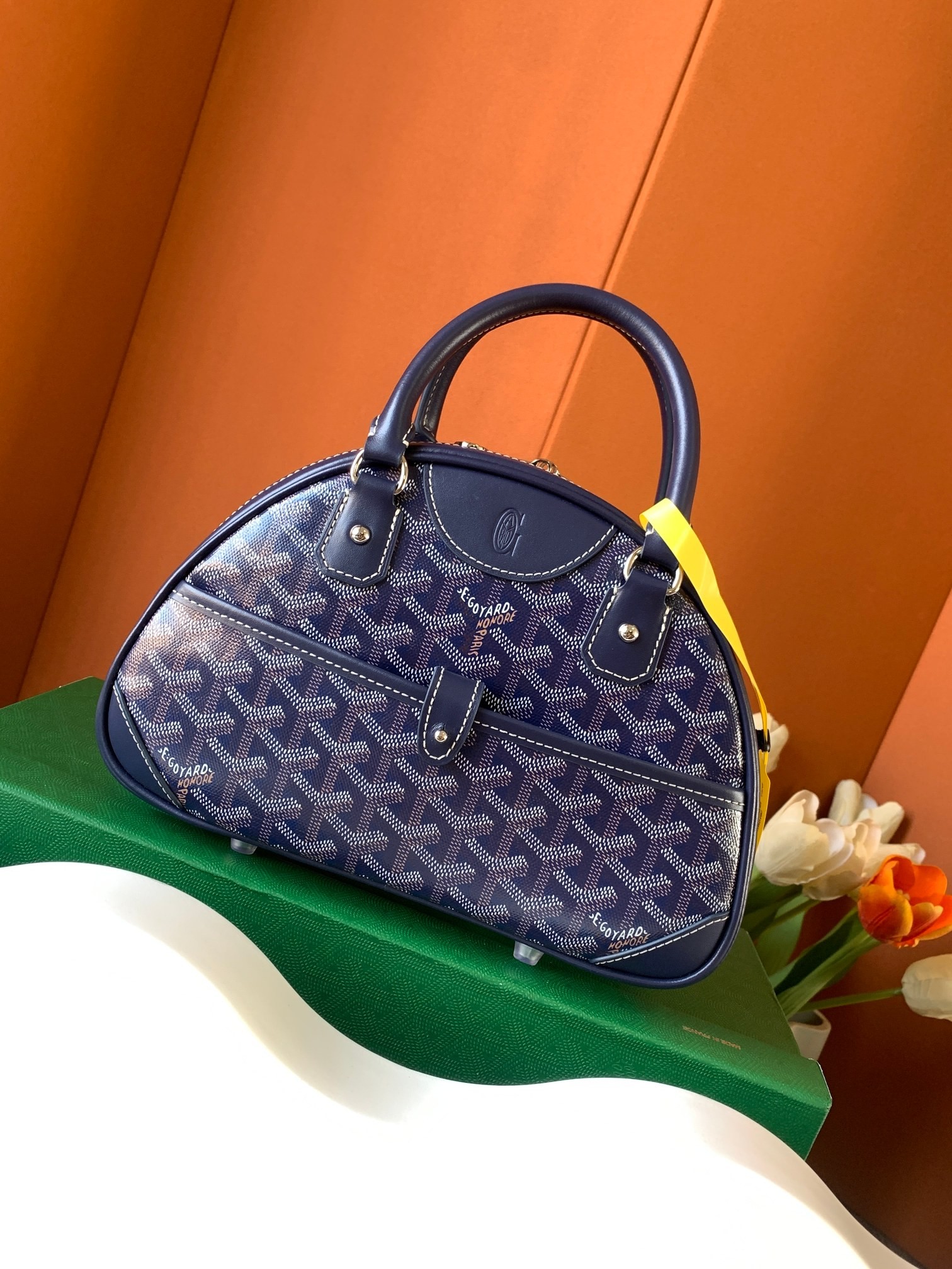 Goyard Bowling Mini Bags Navy blue 280