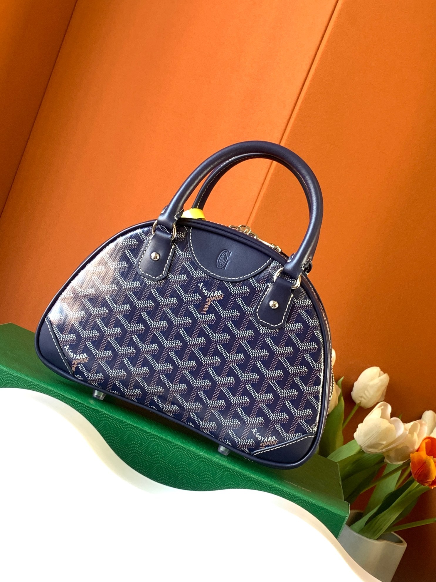 Goyard Bowling Mini Bags Navy blue 280