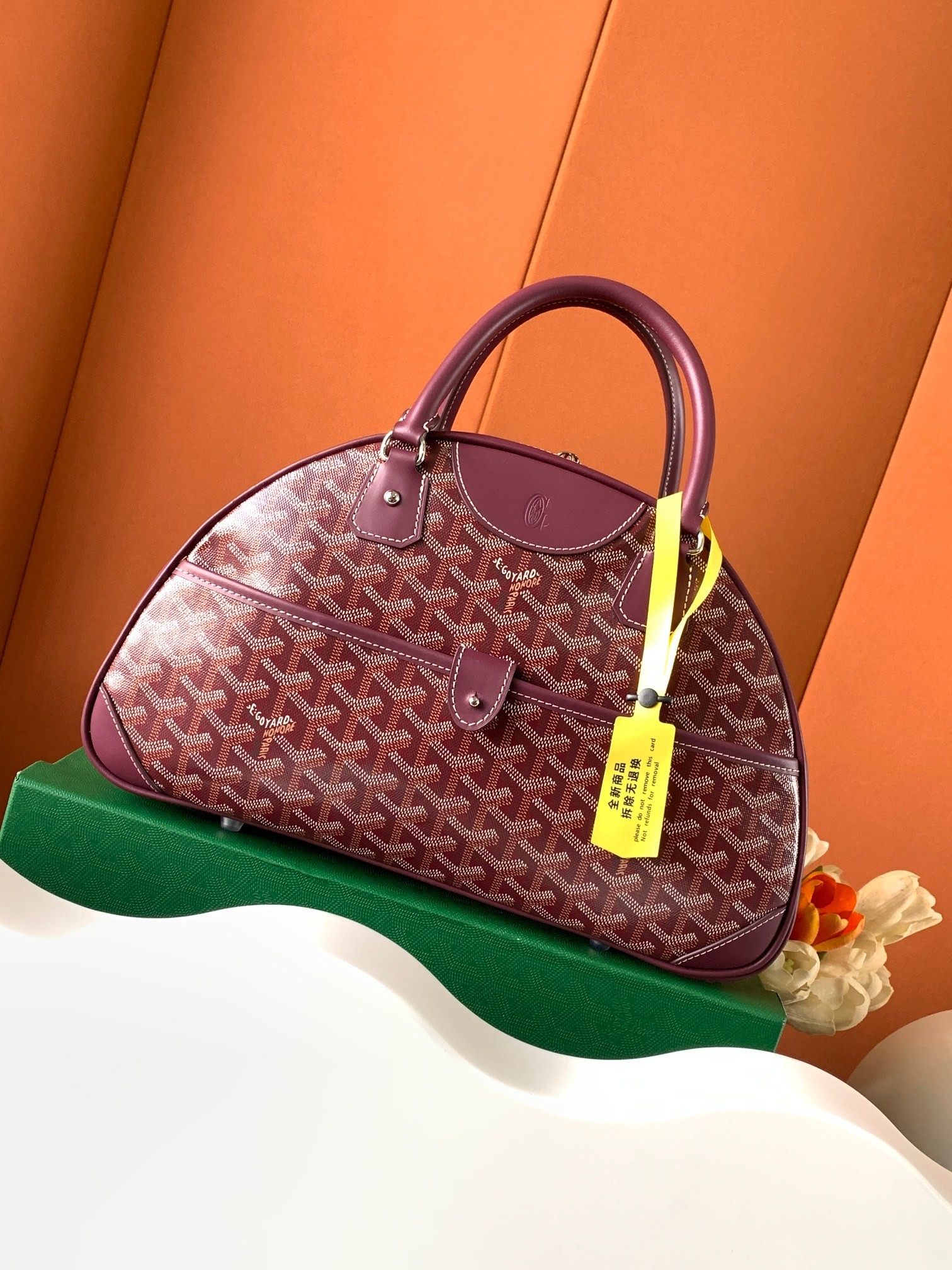 Goyard Bowling Large Bags Claret 199