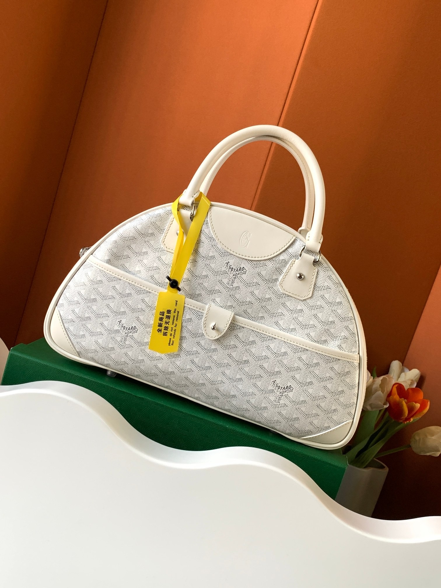 Goyard Bowling Large Bags White 263