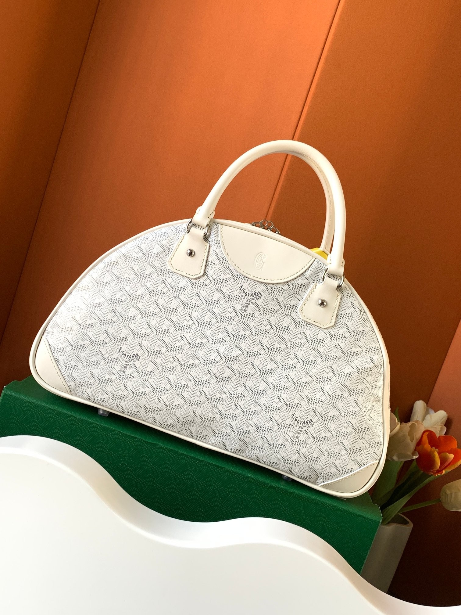 Goyard Bowling Large Bags White 263