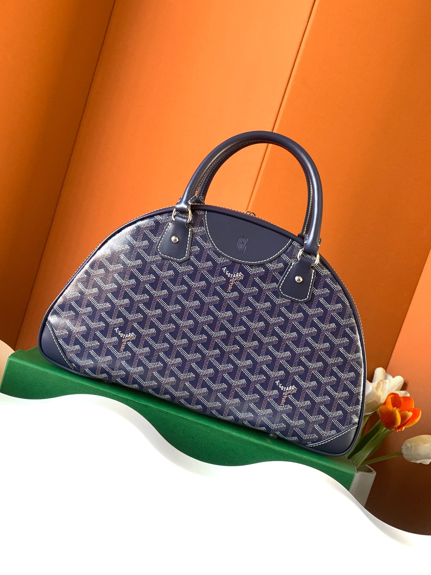 Goyard Bowling Large Bags Dray Blue 322