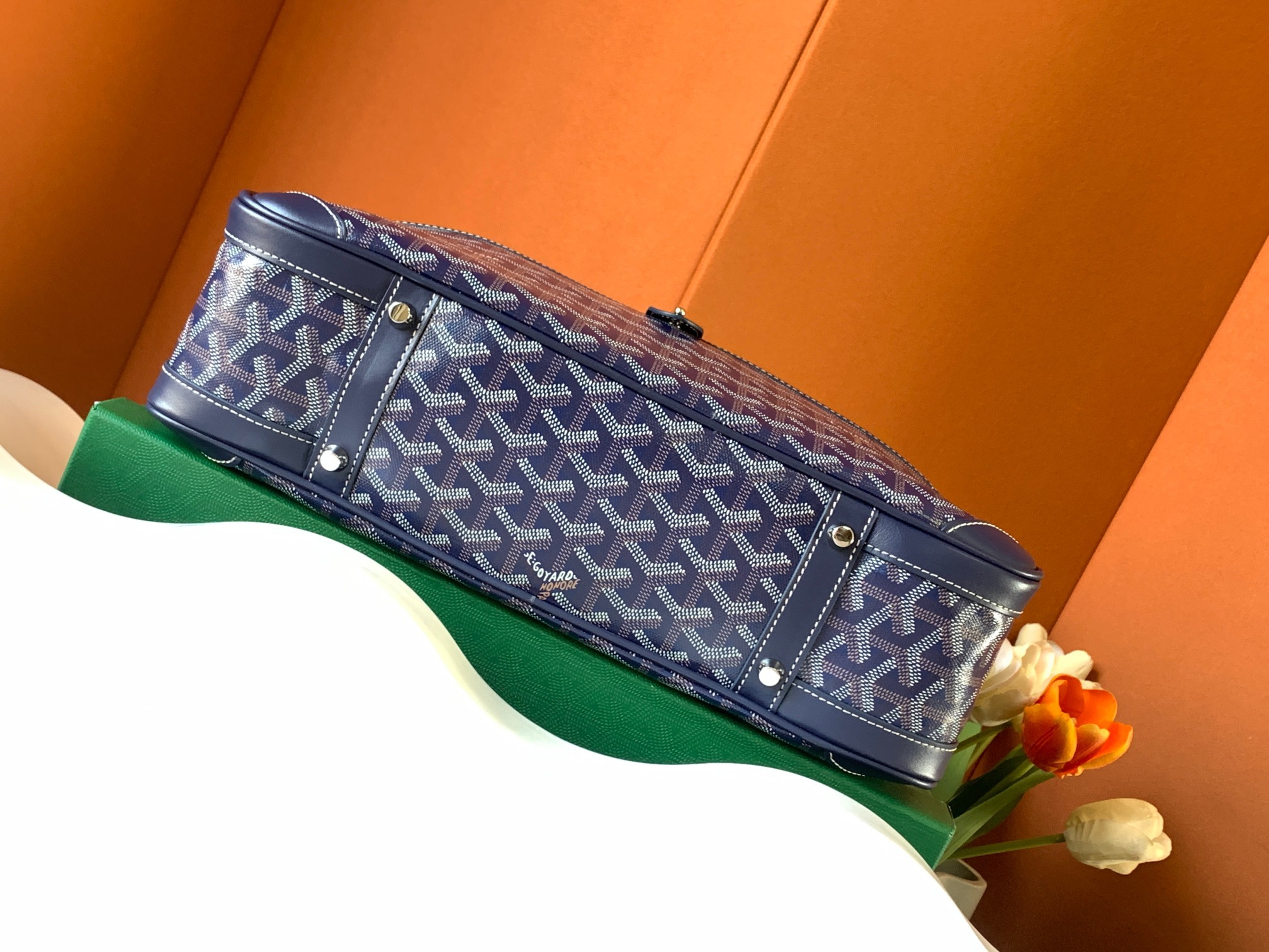 Goyard Bowling Large Bags Dray Blue 322