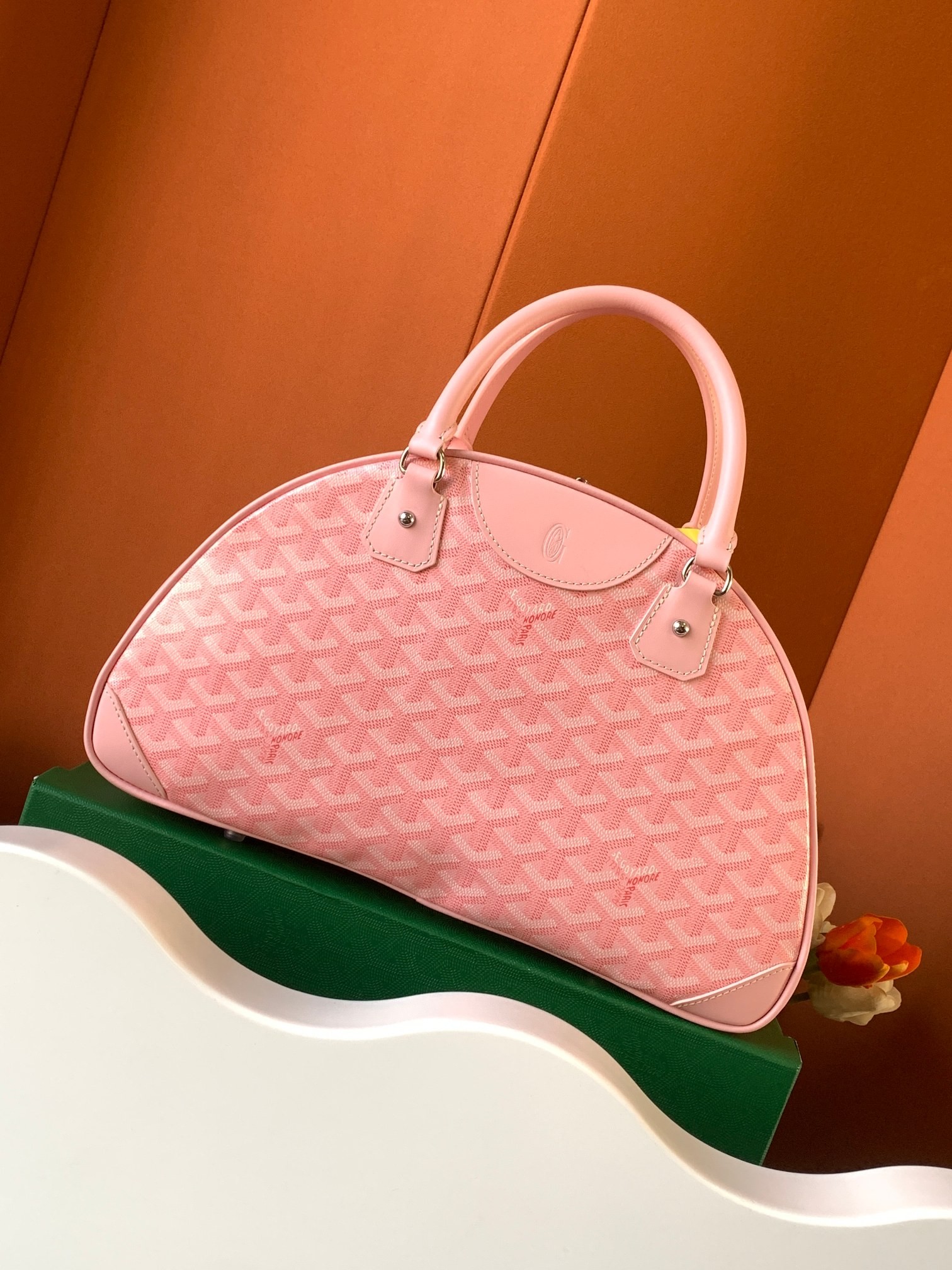 Goyard Bowling Large Bags Pink 245