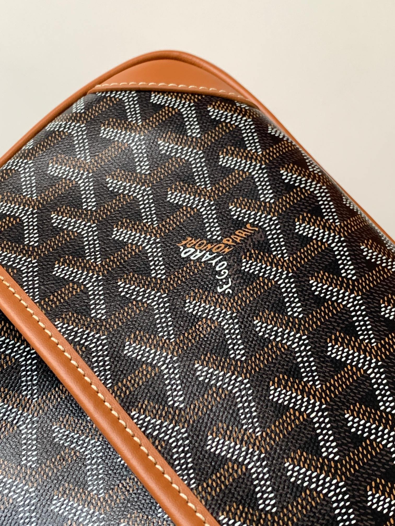 Goyard Bowling Large Bags Black Tan 446