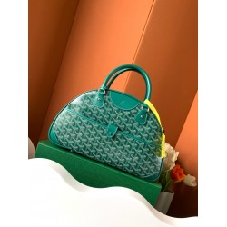 Goyard Bowling Large Bags Black Green 499