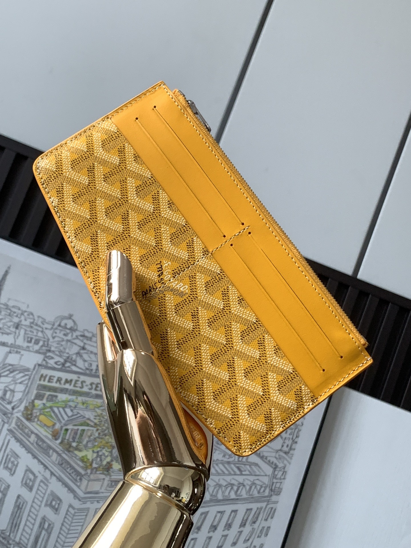 Goyard Insert Louise Wallet Yellow 247