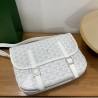 Goyard Double Buckle Large Messenger Bag White 481