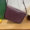 Goyard Double Buckle Large Messenger Bag Claret 276