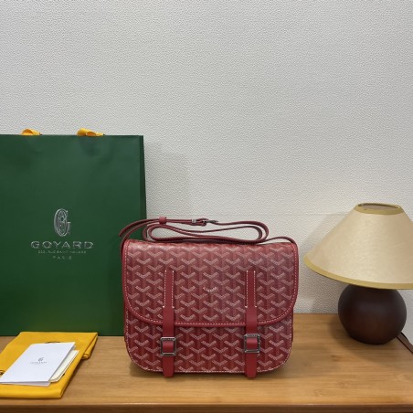 Goyard Double Buckle Large Messenger Bag Red 438