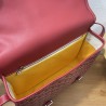 Goyard Double Buckle Large Messenger Bag Red 438