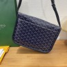 Goyard Double Buckle Large Messenger Bag  Dray Blue 164