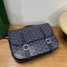 Goyard Double Buckle Large Messenger Bag  Dray Blue 164