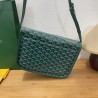 Goyard Double Buckle Large Messenger Bag Green 983