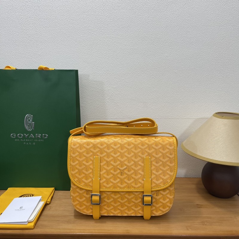 Goyard Double Buckle Large Messenger Bag Yellow 137