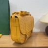 Goyard Double Buckle Large Messenger Bag Yellow 137