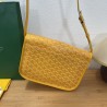 Goyard Double Buckle Large Messenger Bag Yellow 137