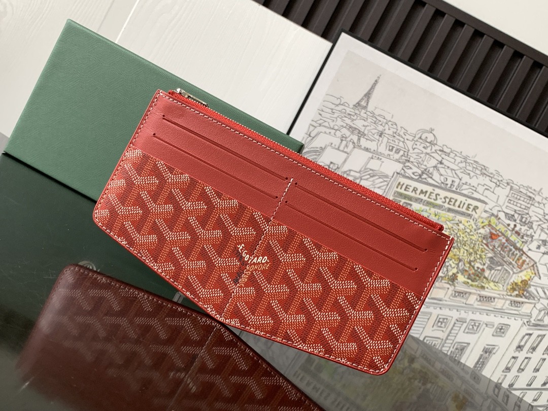 Goyard Insert Louise Wallet Red 268