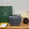 Goyard double button mini messenger bag 22CM Grey 659