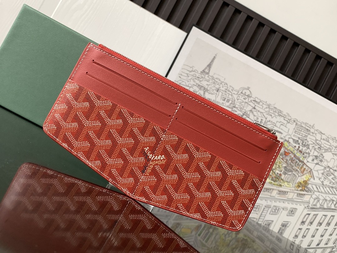 Goyard Insert Louise Wallet Red 268