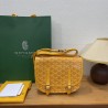 Goyard double button mini messenger bag 22CM Yellow 621