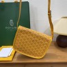 Goyard double button mini messenger bag 22CM Yellow 621