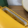 Goyard double button mini messenger bag 22CM Yellow 621