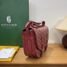 Goyard double button mini messenger bag 22CM Red 615