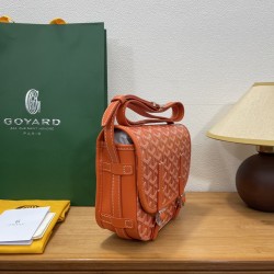 Goyard double button mini messenger bag 22CM Orange 949