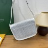 Goyard double button mini messenger bag 22CM White 072