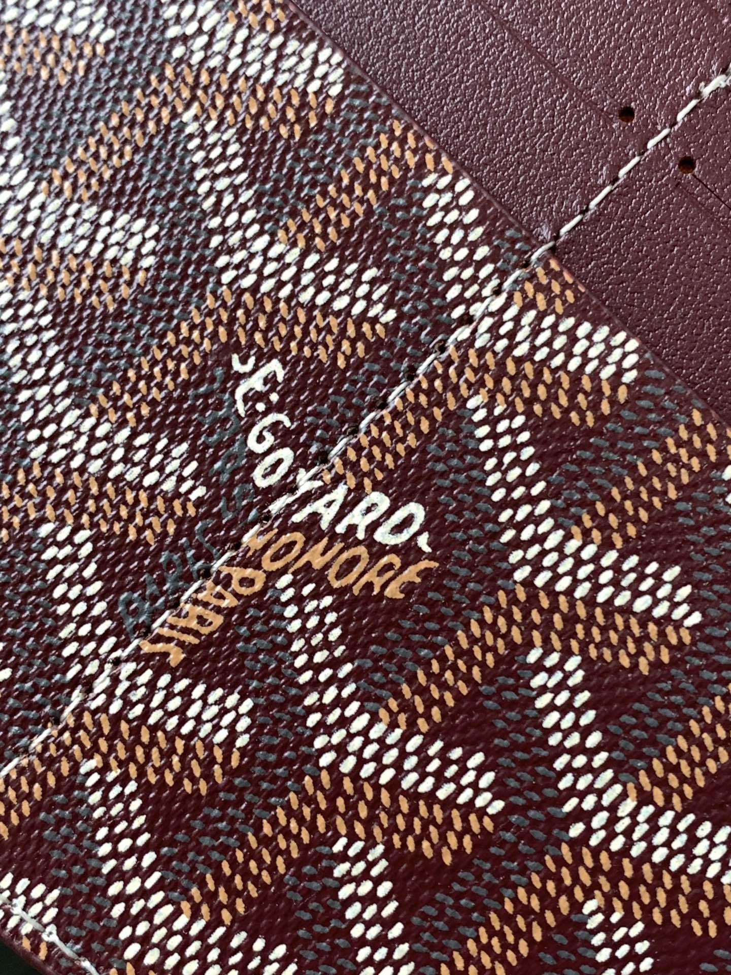 Goyard Insert Louise Wallet Burgundy 540