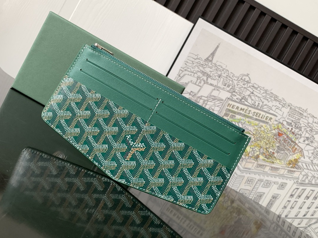 Goyard Insert Louise Wallet Green 409