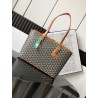 Goyard vintage tote bag Black Tan 657