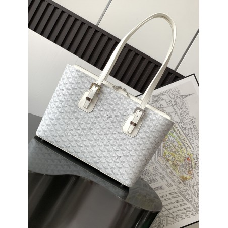 Goyard vintage tote bag white 698