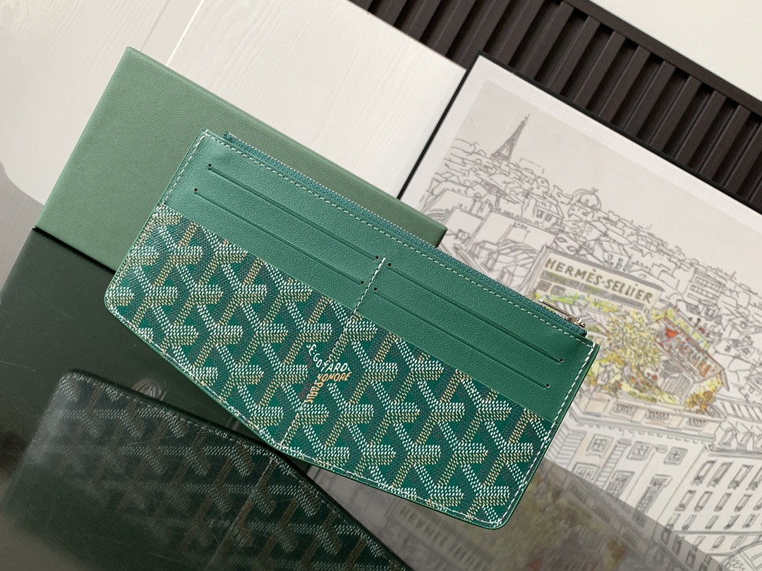 Goyard Insert Louise Wallet Green 409